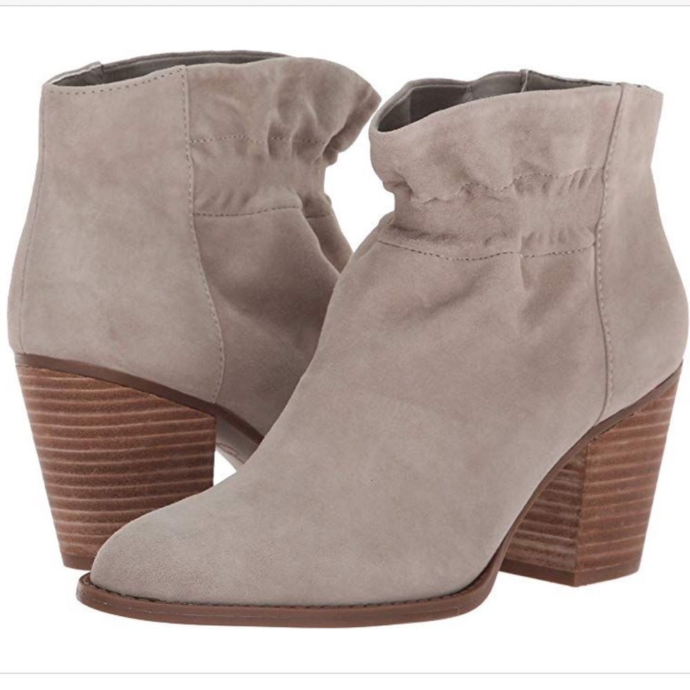 Jessica Simpson Suede Pull On Ankle Booties NWT